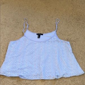 Lavender cropped tank